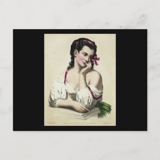 ジョセフィーヌ・デュコレット – リベリー、ファンティン・ラトゥール後 ポストカード (正面)