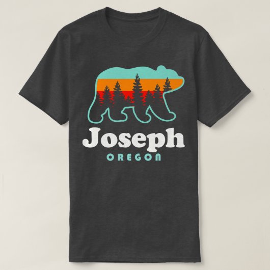 ジョセフオレゴン休暇トリップベア Tシャツ (デザイン正面)