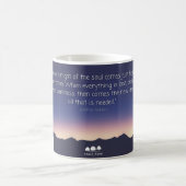 ジョセフキャンベル引用文ダークナイトオブザソウル コーヒーマグカップ (中央)