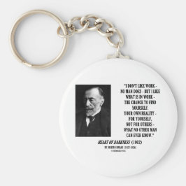 ジョセフコンラッドワークチャンスオアリアリティ引用文 キーホルダー