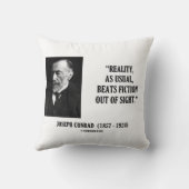 ジョセフコンラッド現実として通常のビートフィクション引用文 クッション (裏面)