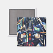 ジョセフステラ – オールドブルックリンブリッジ マグネット (正面/裏面)