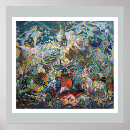 ジョセフステラ – コニーアイランド，マルディグラ ポスター