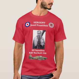 ジョセフフランチェクチェコ飛んでいるエース Tシャツ