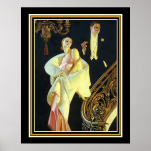 ジョセフレイエンデッカーアールデコアドプリント16x20 ポスター