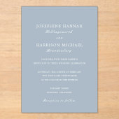 ジョセフ伝統的ィーン結婚ズ アクリル招待状 (正面)