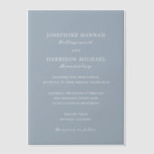 ジョセフ伝統的ィーン結婚ズ ベラム紙招待状 (正面)