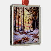 ジョセフ絵画・ファルカーソンの有名な残照。 メタルオーナメント (右)