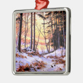 ジョセフ絵画・ファルカーソンの有名な残照。 メタルオーナメント (左)