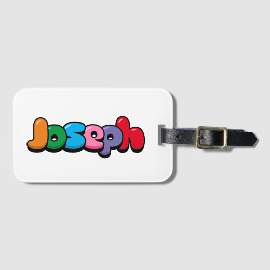 ジョセフ荷物タグ ラゲッジタグ (正面横)