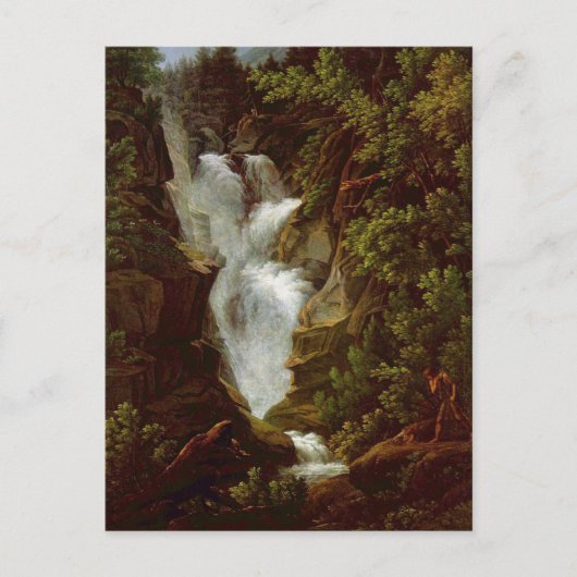 ジョセフ・アントン・コッホ, Wasserfall, 1796 ポストカード (正面)