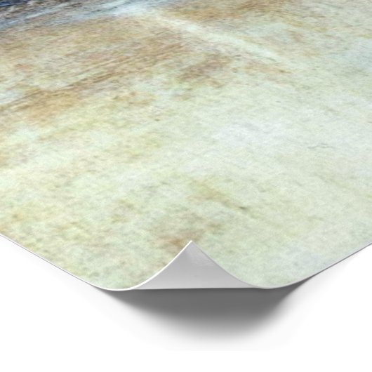 ジョセフ・ウィリアム・ターナーによる難破船の翌朝 ポスター (角)