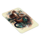 ジョセフ・ウルフの白雲の虎 マグネット (右側)