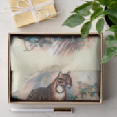 ジョセフ・ウルフの白雲の虎 薄葉紙 (ギフト)