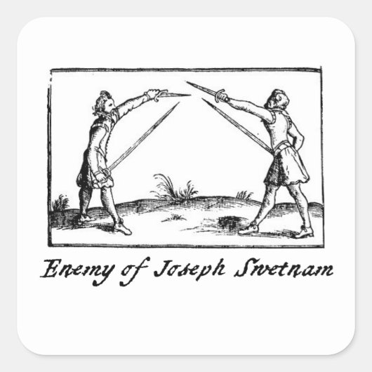ジョセフ・スウェットナムの敵 スクエアシール (正面)