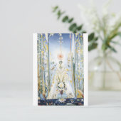 ジョセフ・ステラによるバラのアポテアシス ポストカード (スタンド正面)