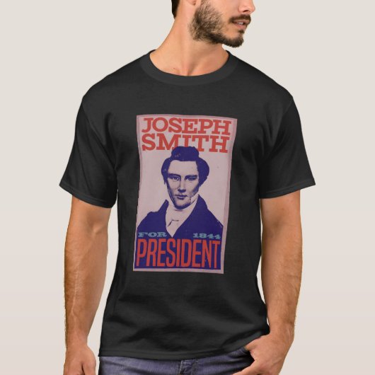 ジョセフ・スミス大統領Ldsの預言者キャンペーンPo Tシャツ (正面)