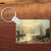 ジョセフ・ターナーによる蒸気を通して昇る太陽 キーホルダー (裏面)