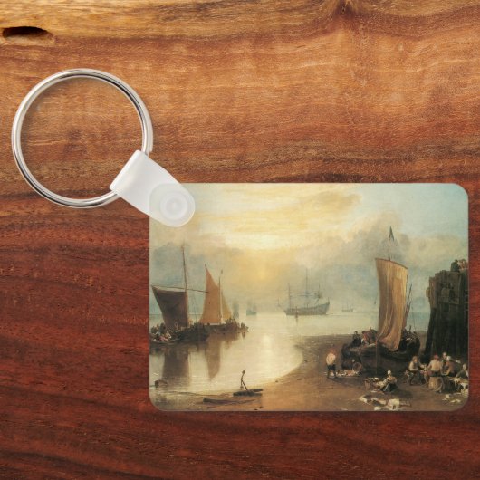 ジョセフ・ターナーによる蒸気を通して昇る太陽 キーホルダー (裏面)