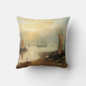 ジョセフ・ターナーによる蒸気を通して昇る太陽 クッション (裏面)