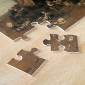 ジョセフ・ターナーによる蒸気を通して昇る太陽 ジグソーパズル (側面)