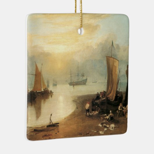 ジョセフ・ターナーによる蒸気を通して昇る太陽 セラミックオーナメント (右)