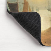 ジョセフ・ターナーによる蒸気を通して昇る太陽 マウスパッド (コーナー)