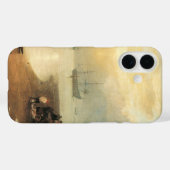 ジョセフ・ターナーによる蒸気を通して昇る太陽 Case-Mate iPhoneケース (裏面 (横))