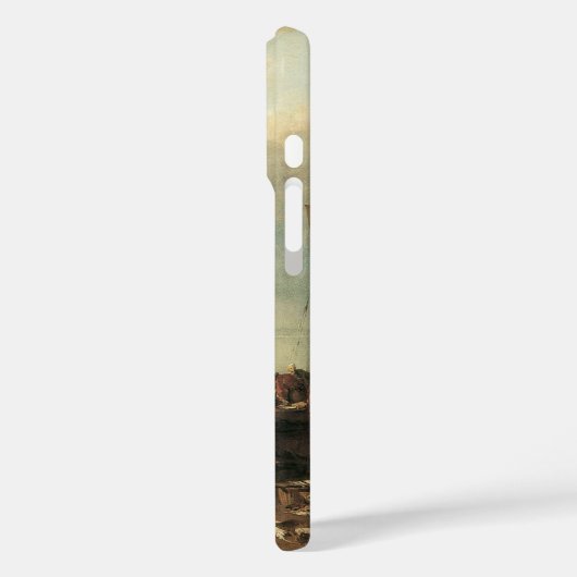 ジョセフ・ターナーによる蒸気を通して昇る太陽 Case-Mate iPhoneケース (裏面 / 左)