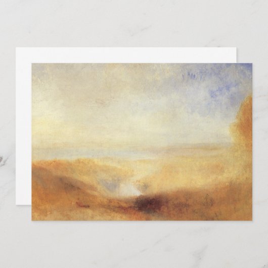 ジョセフ・ターナーによる遠江湾の風景 (正面/裏面)