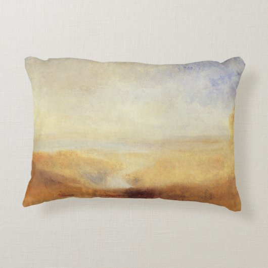 ジョセフ・ターナーによる遠江湾の風景 アクセントクッション (裏面)