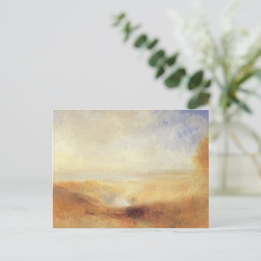 ジョセフ・ターナーによる遠江湾の風景 ポストカード (スタンド正面)