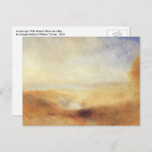 ジョセフ・ターナーによる遠江湾の風景 ポストカード (正面/裏面)