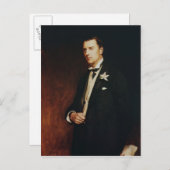 ジョセフ・チェンバレン氏の肖像、1886年 ポストカード (正面/裏面)