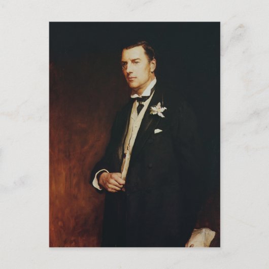 ジョセフ・チェンバレン氏の肖像、1886年 ポストカード (正面)