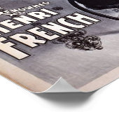 ジョセフ・ハート・ヴォードヴィル「ヘンリー」フランスのレトロ ポスター (角)