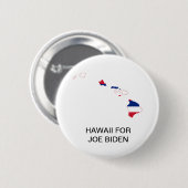 ジョセフ・バイデンのためのハワイ2020年の大統領のなボタン 缶バッジ (正面&裏面)