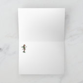 ジョセフ・バイデンのクリスマスはElfingの大きい取り引きです シーズンカード (内部)