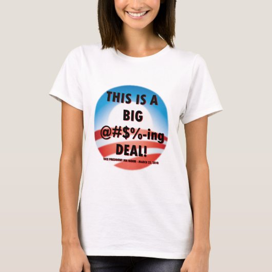 ジョセフ・バイデンの大事 Tシャツ (正面)
