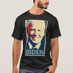 ジョセフ・バイデンポスター政治パロディ Tシャツ