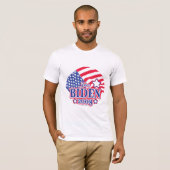 ジョセフ・バイデン2008の旗のワイシャツ Tシャツ (正面フル)