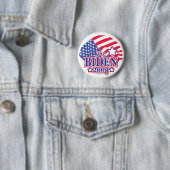 ジョセフ・バイデン2008の旗ボタン 缶バッジ (インサイチュ)