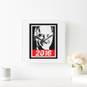 ジョセフ・バイデン2016.png スクエア壁時計 (ホーム)