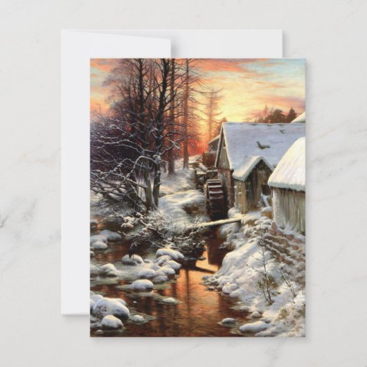 ジョセフ・ファルカーソンによる雪の沈黙 カード (正面)