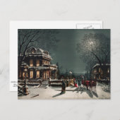 ジョセフ・フーバーとソンズによるクリスマスイブ ポストカード (正面/裏面)