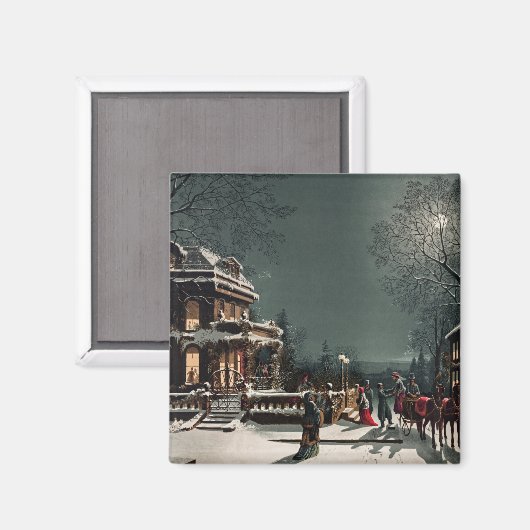 ジョセフ・フーバーとソンズによるクリスマスイブ マグネット (正面/裏面)