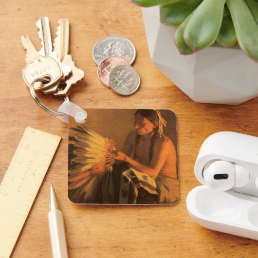 ジョセフ・ヘンリー・シャープによる旧軍帽 キーホルダー (デスク)