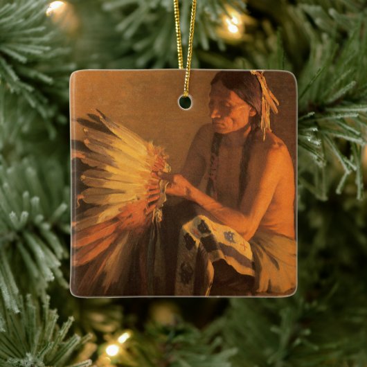 ジョセフ・ヘンリー・シャープによる旧軍帽 セラミックオーナメント (ツリー)