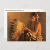 ジョセフ・ヘンリー・シャープによる旧軍帽 ポストカード (正面/裏面)