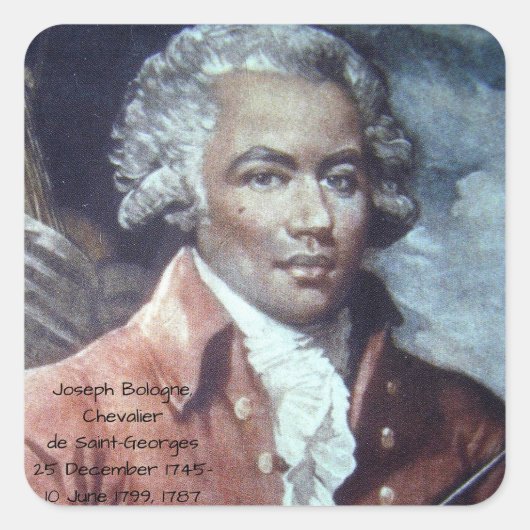 ジョセフ・ボローニュ・シェヴァリエ・ド・サン・ジョルジュ スクエアシール (正面)